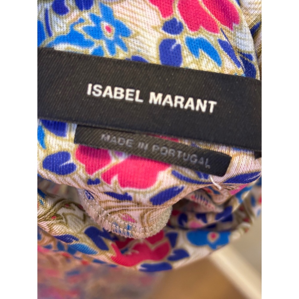Isabel MARANT Lizyela Turtleneck Top Paisley Floral 42 US 10 - Picture 7 of 7
